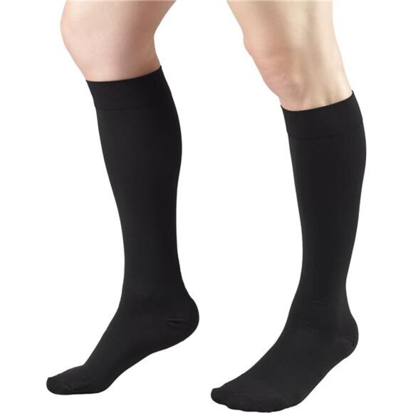 30-40 mmHg Compression Stockings for Men and Women, Knee High Length, Closed Toe - Picture 6 of 7